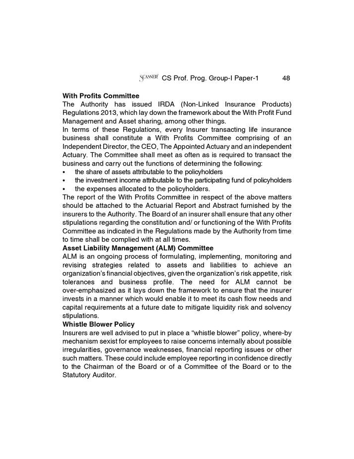 Shuchita Scanner CS Professional Paper-1 Environmental, Social and Governance Principle and Practice Green Edition