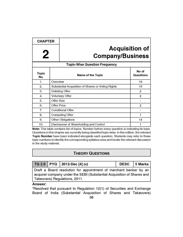 Shuchita Scanner CS Professional Paper-6 Corporate Restructuring, Valuation and Insolvency Green Edition
