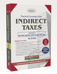 Commercial's Padhuka's (Practical Learning Series) Indirect Taxes Book for CA Final by CA G Sekar, CA RS Balaji