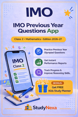StudyNexa IMO Previous Year Questions App Class 2 | Mathematics Olympiad Practice, Mock Tests, Performance Analysis | Edition 2026–27