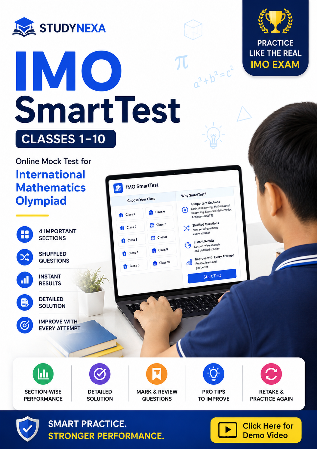 StudyNexa IMO SmartTest – Classes 1–10