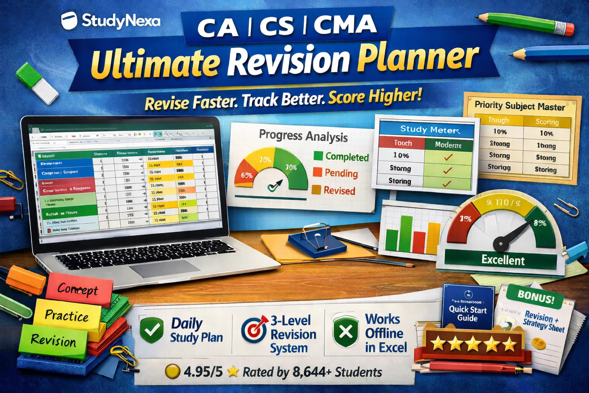CA | CS | CMA Ultimate Revision Planner