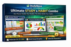 CA | CS | CMA Ultimate Study & Habit Mastery Combo