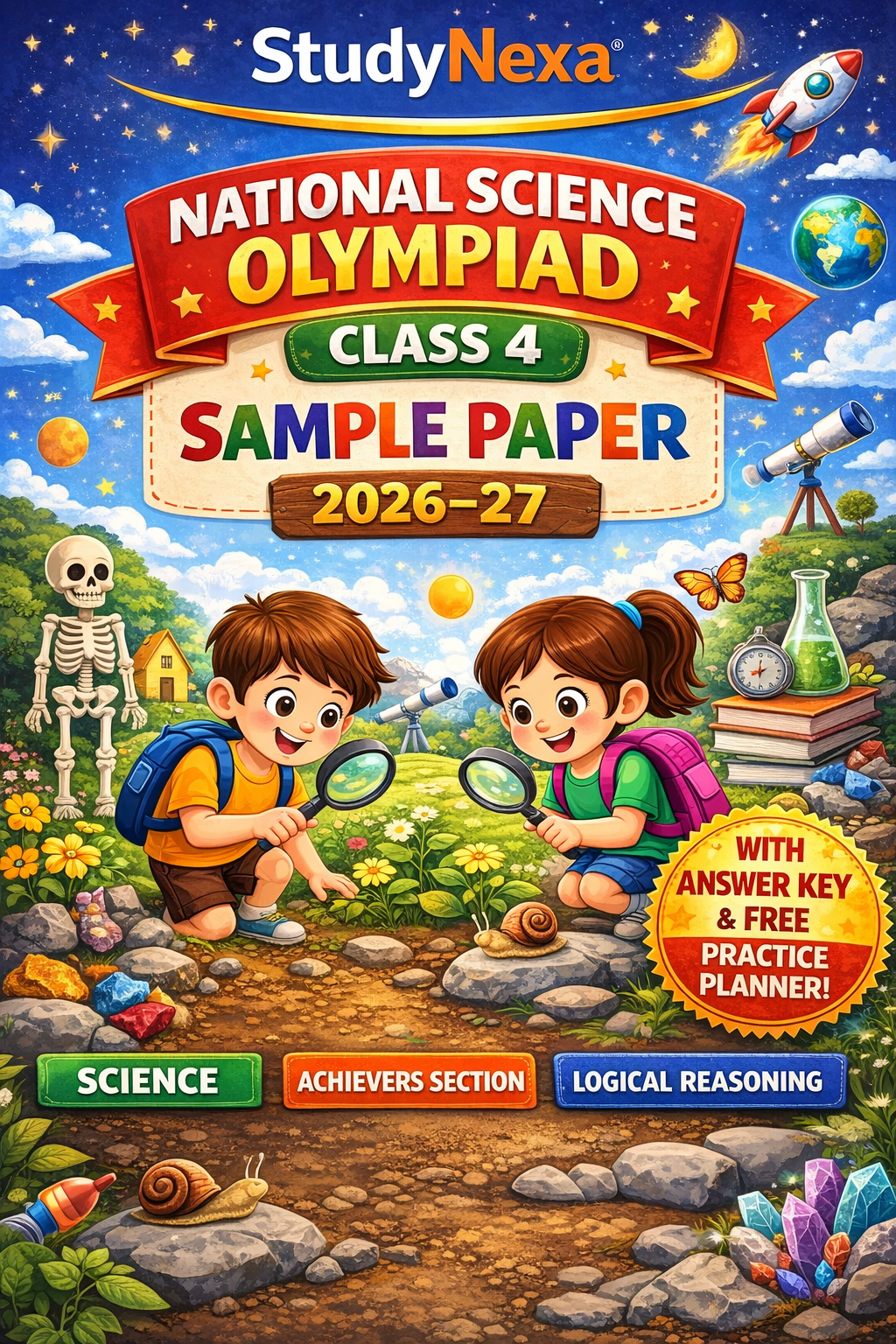 NSO Class 4 Sample Paper 2026–27 | StudyNexa Olympiad Science Practice Book