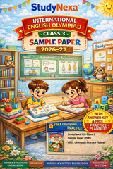 IEO Class 3 Sample Paper 2026–27 | StudyNexa International English Olympiad Practice Book