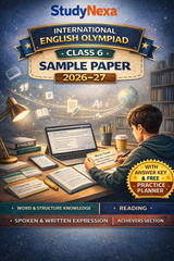 IEO Class 6 Sample Paper 2026–27 | StudyNexa International English Olympiad Practice Book