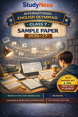 IEO Class 7 Sample Paper 2026–27 | StudyNexa International English Olympiad Practice Book