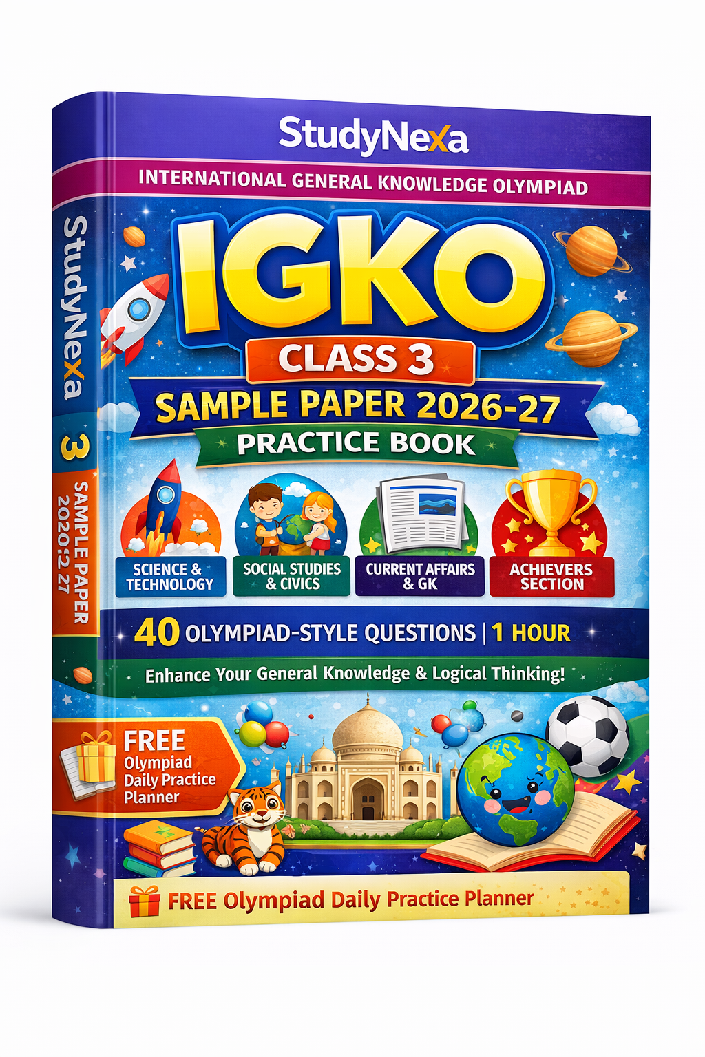 IGKO Class 3 Sample Paper 2026–27 | StudyNexa International General Knowledge Olympiad Practice Book