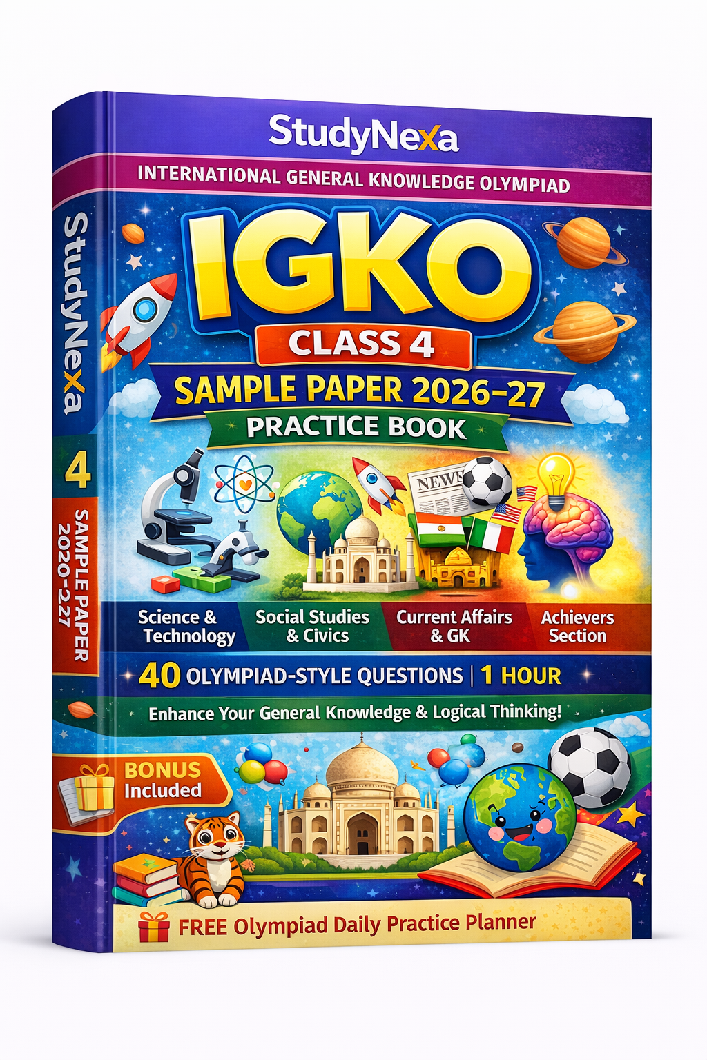 IGKO Class 4 Sample Paper 2026–27 | StudyNexa International General Knowledge Olympiad Practice Book