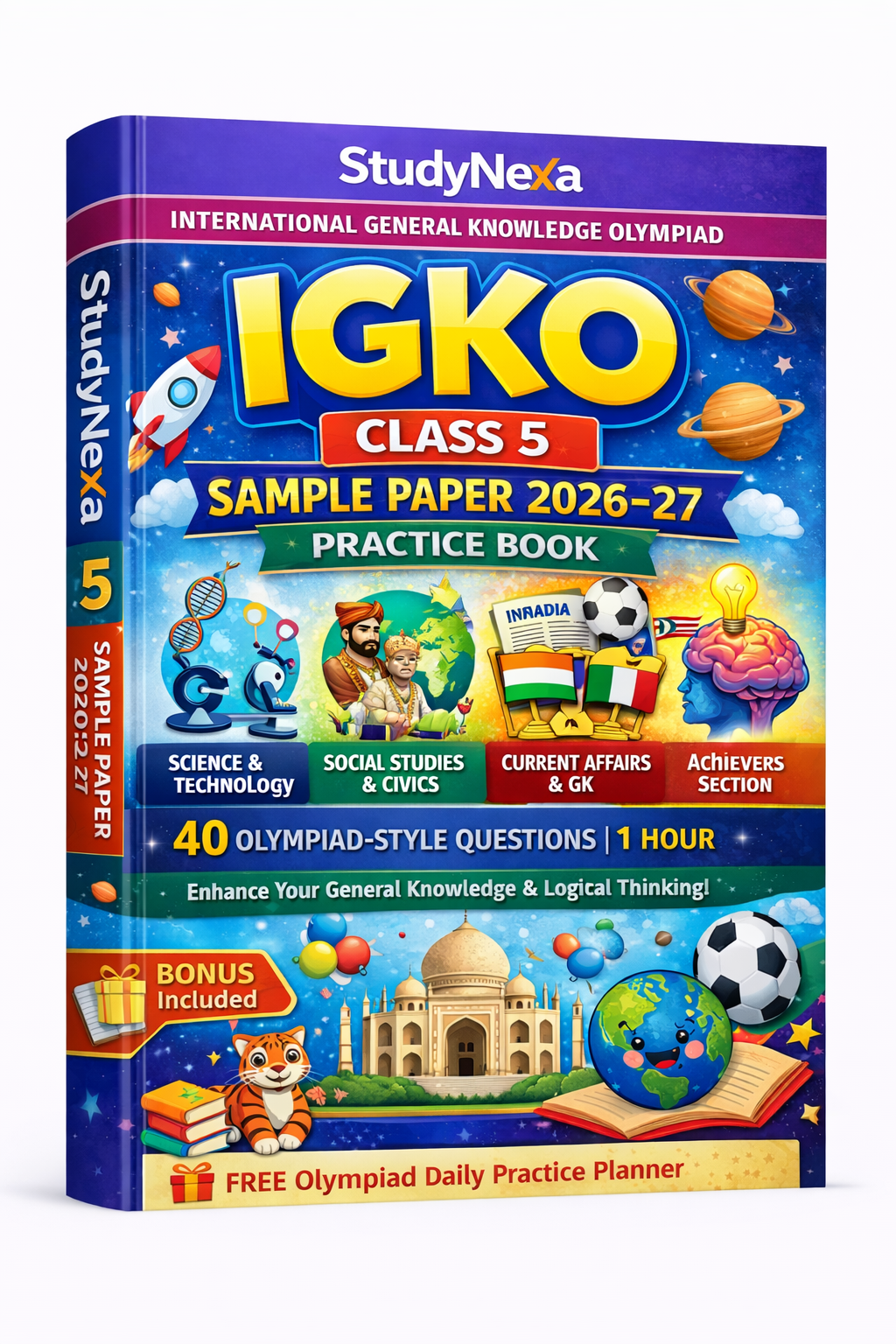 IGKO Class 5 Sample Paper 2026–27 | StudyNexa International General Knowledge Olympiad Practice Book