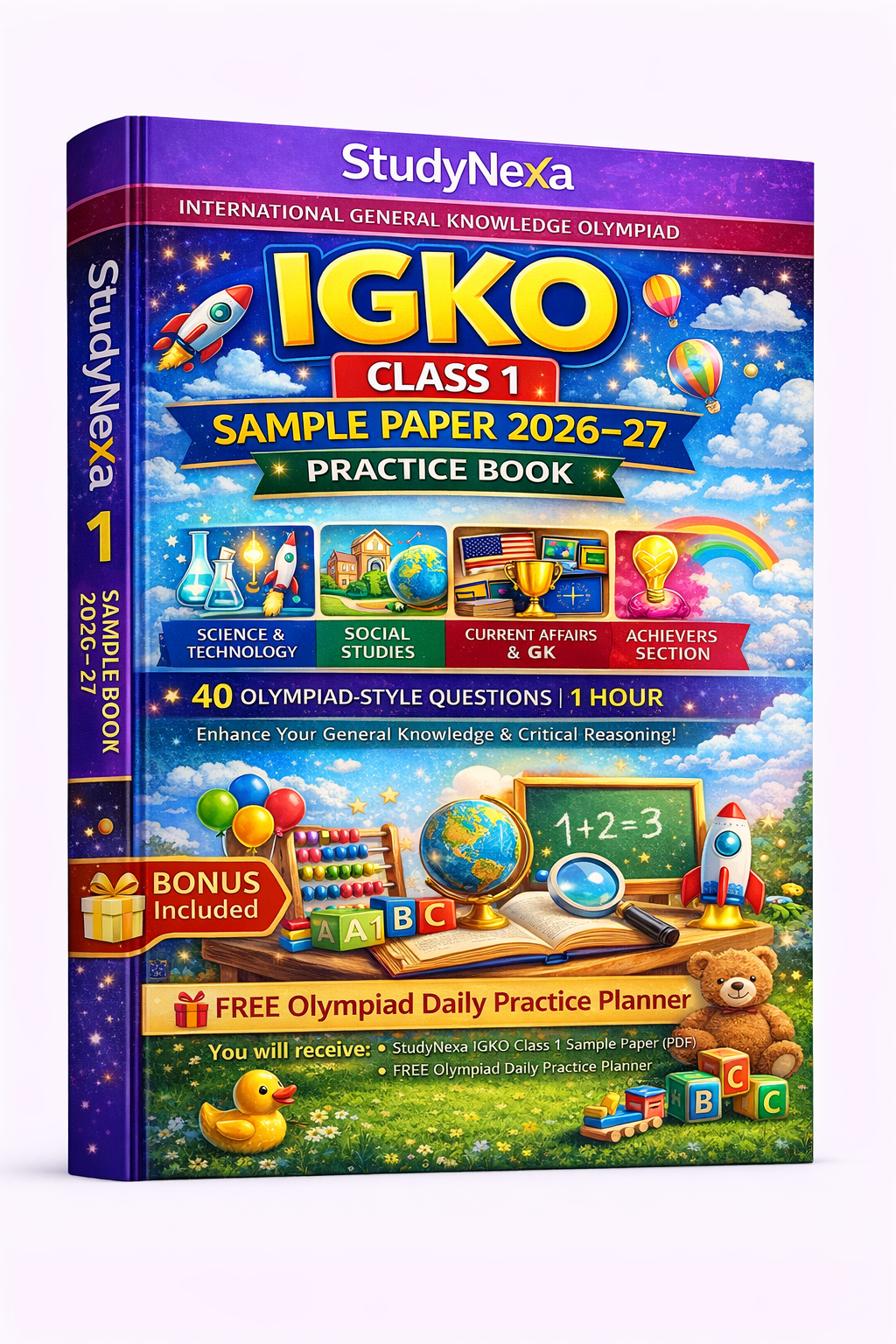 IGKO Class 1 Sample Paper 2026–27 | StudyNexa International General Knowledge Olympiad Practice Book