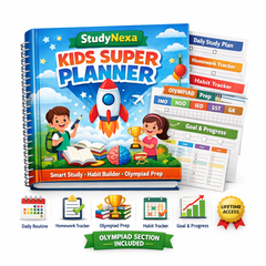 StudyNexa Kids Super Planner – Smart Study, Habit & Olympiad System for Kids | Daily Routine Builder | Lifetime Access