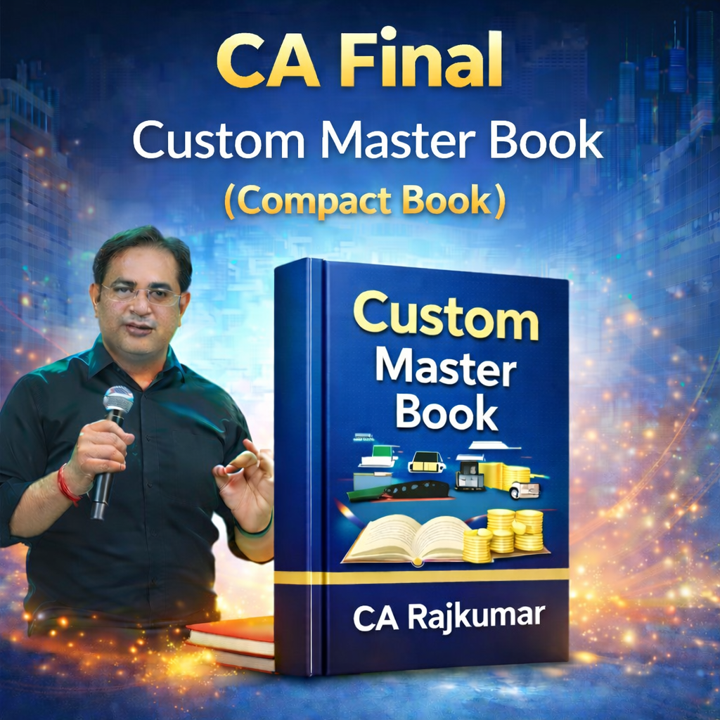 CA Final Custom Master Book (Compact Book) By CA Rajkumar