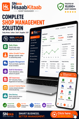 SNexa HisaabKitaab Shop Manager – Daily Khata, Udhar & Staff Management App