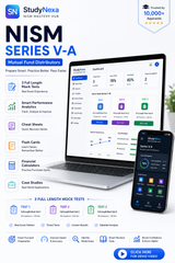 StudyNexa NISM Series V-A Mock Test App | 3 Full Mock Tests