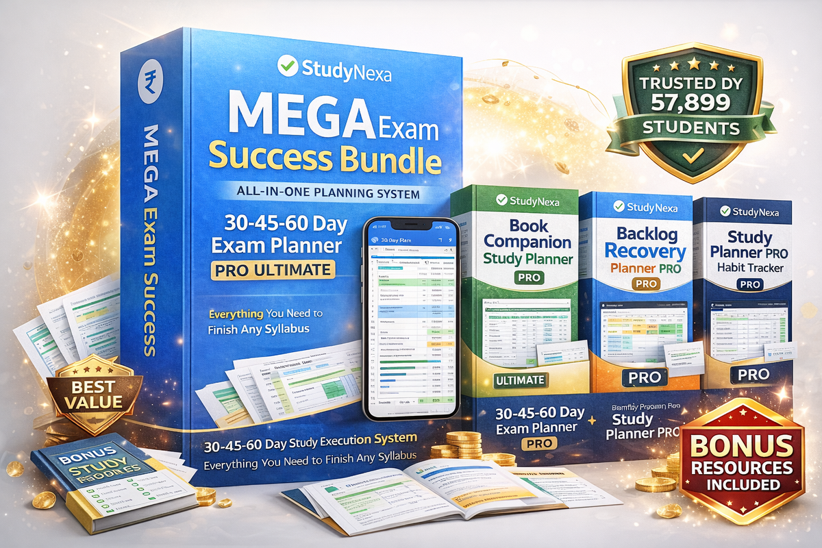 MEGA Exam Success Bundle (All-In-One Planning System)