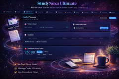 StudyNexa Ultimate – All-in-One Study Planner for Students | Lifetime Access