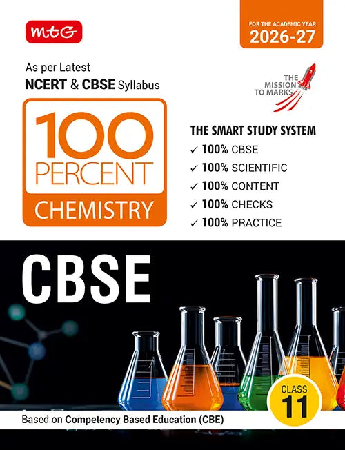 100 Percent NCERT and CBSE Chemistry Class 11 by MTG Learning