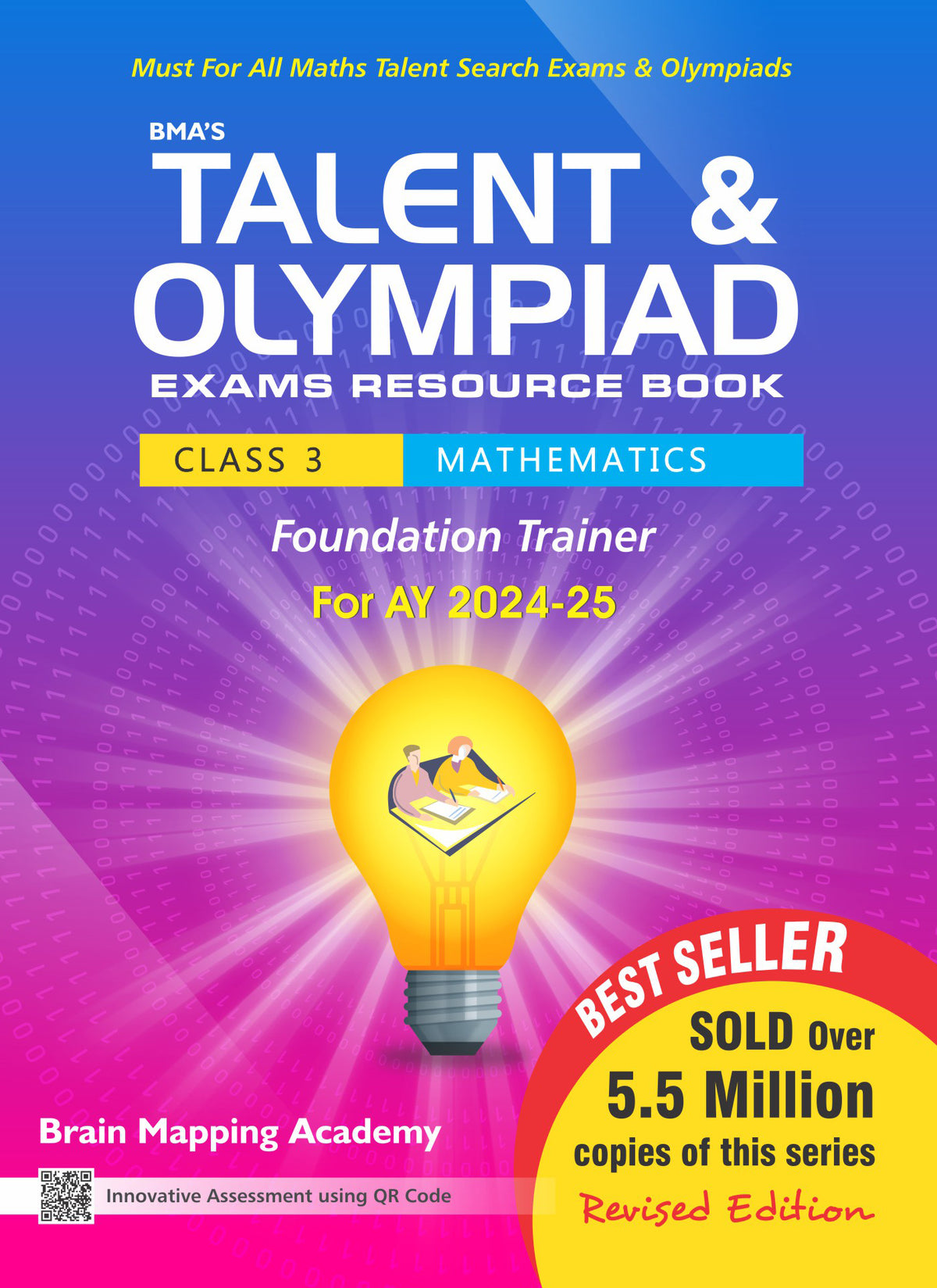 BMA's Talent & Olympiad Exam Resource Book for Class-3(Maths)