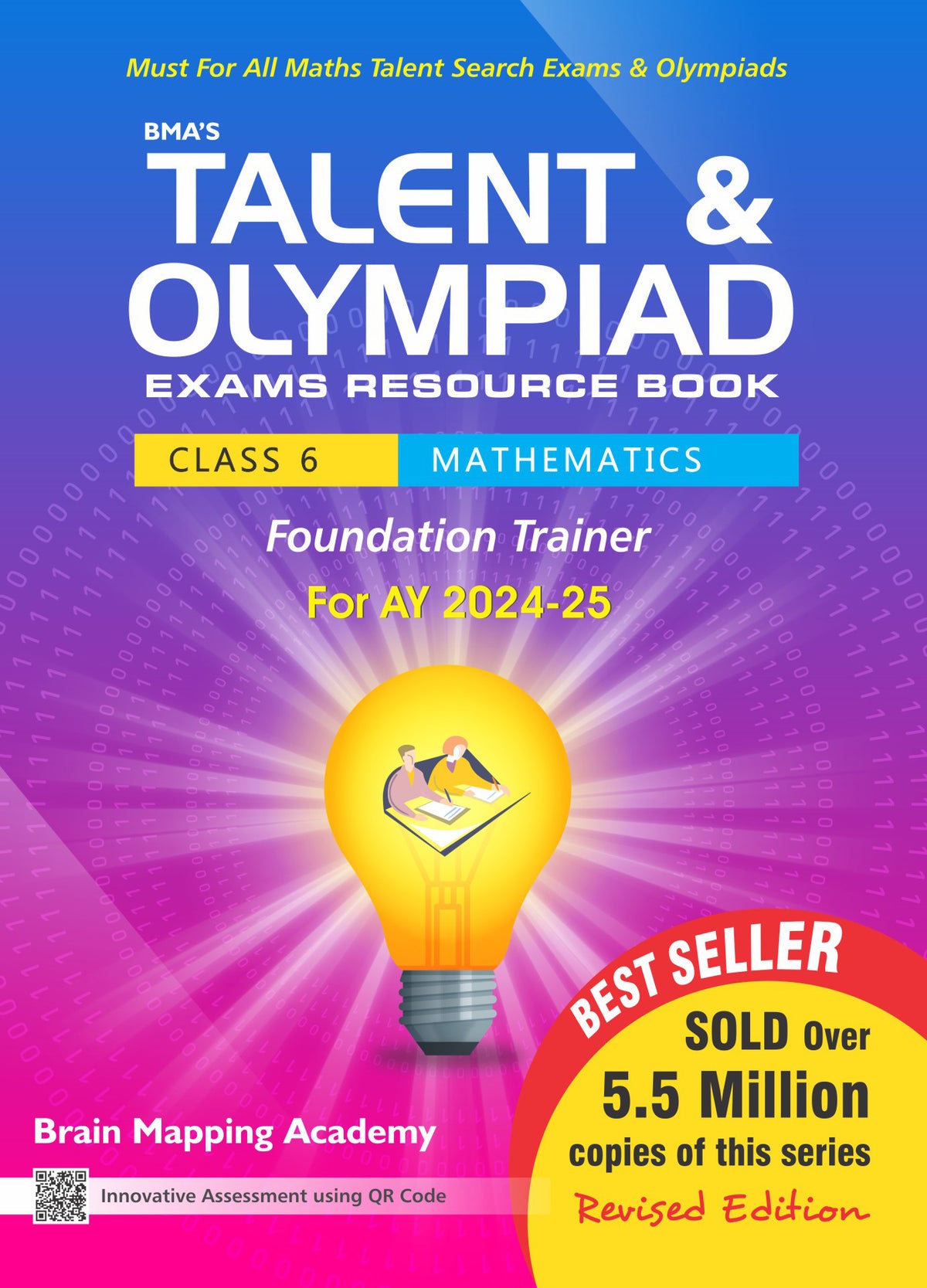 BMA's Talent & Olympiad Exam Resource Book for Class-6 (Maths)