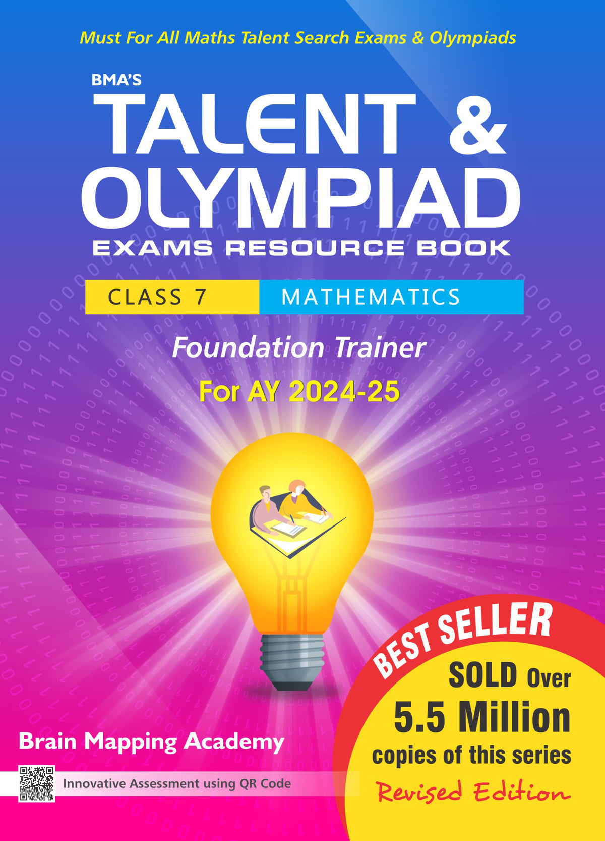 BMA's Talent & Olympiad Exam Resource Book for Class-7 (Maths)