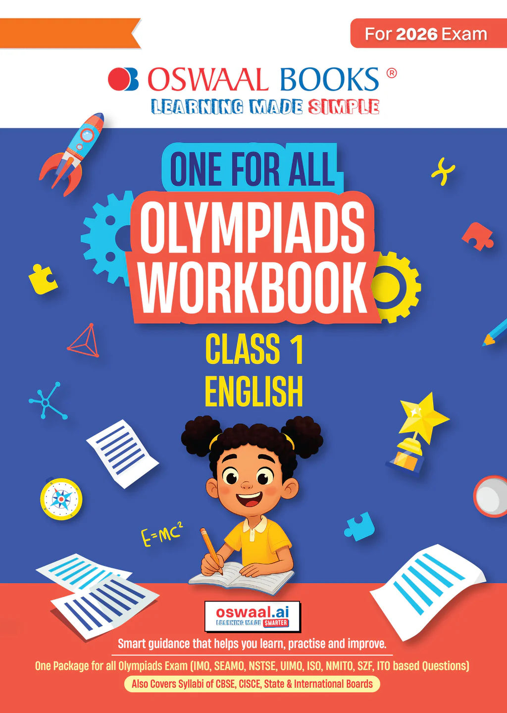 One For All Olympiad Workbook Class 1 English by Oswaal Books