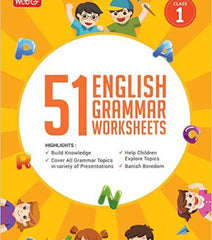 Class 1 - MTG 51 English Grammar Worksheets By MTG Learning