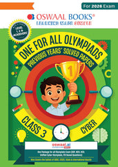 One For All Cyber Olympiad Previous Years' Solved Papers Class 3 by Oswaal Books