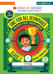 One For All General Knowledge Olympiad Previous Years' Solved Papers Class 3 by Oswaal Books