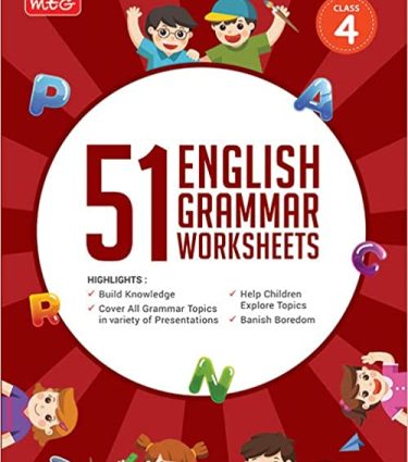 Class 4 - MTG 51 English Grammar Worksheets By MTG Learning