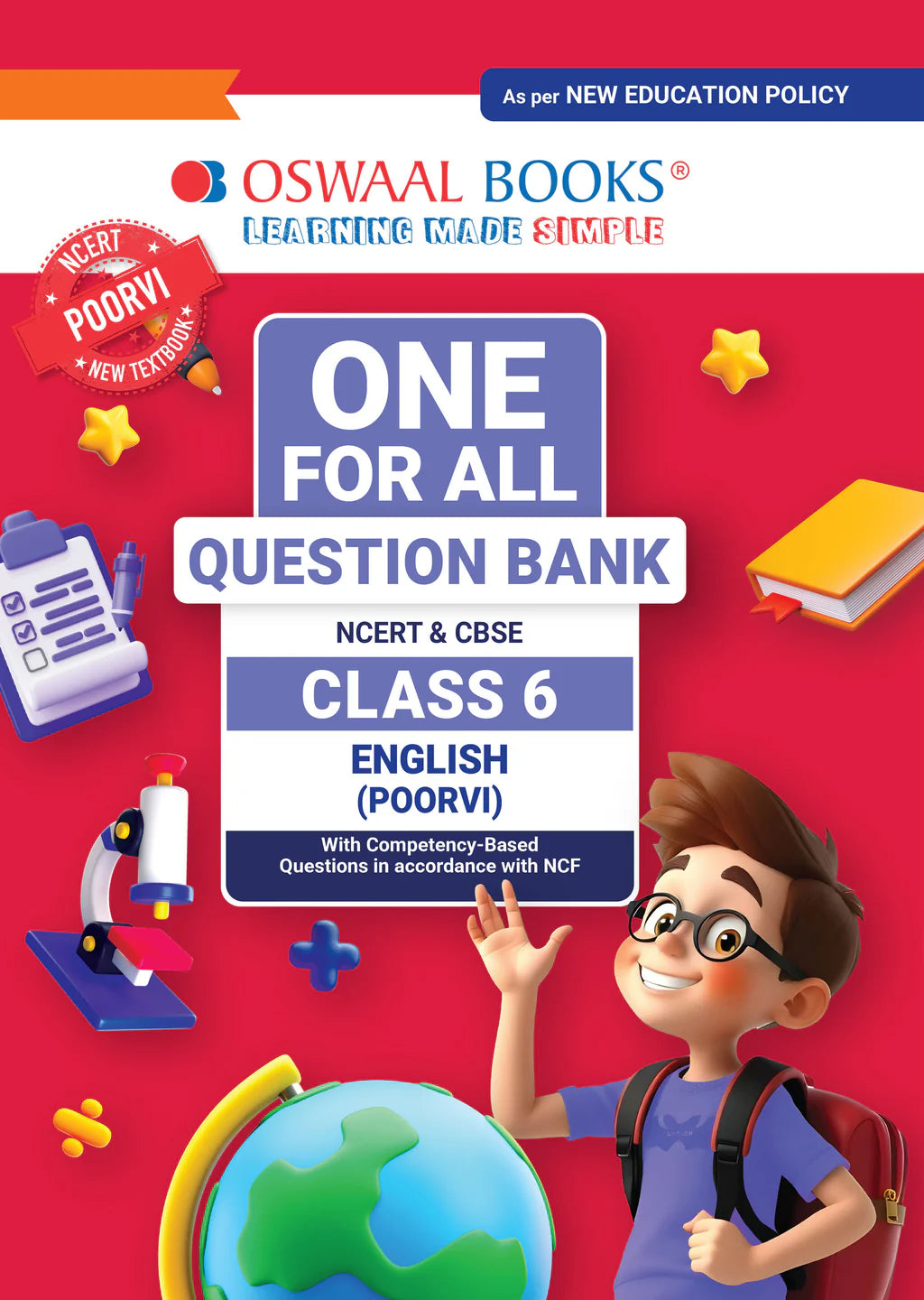 One For All Question Bank NCERT & CBSE for Class 6 English by Oswaal Books