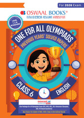 One For All English Olympiad Previous Years' Solved Papers Class 6 by Oswaal Books