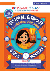 One For All Mathematics Olympiad Previous Years' Solved Papers Class 6 by Oswaal Books