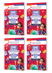 One For All Question Banks NCERT & CBSE for Class 6 (Math, English, Science, Social Science) Set of 4 Books by Oswaal Books