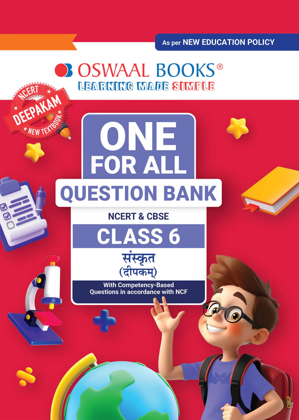 One For All Question Bank NCERT & CBSE for Class 6 Sanskrit by Oswaal Books