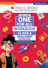NCERT & CBSE One for all Workbook for Class 6 Social Science by Oswaal Books