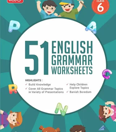 Class 6 - MTG 51 English Grammar Worksheets By MTG Learning