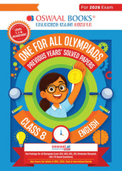 One For All English Olympiad Previous Years' Solved Papers Class 8 by Oswaal Books
