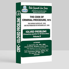 Code of Criminal Procedure Solved Problems Book for LLB by P Jaganathan, Usha Jaganathan, JP Arjun