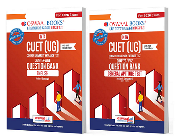 NTA CUET (UG) Question Banks Combo (English & General Aptitude Test) Set of 2 Books By Oswaal Books