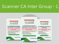 Shuchita Scanner Combo CA Inter Paper (1 to 3) Green Edition