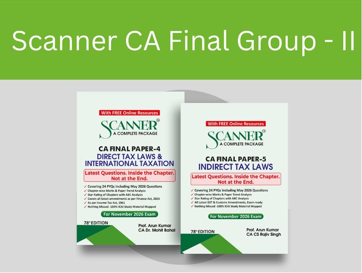 Shuchita Scanner CA Final Group 2 Combo (DT and IDT) Green Edition
