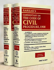 Sweet &amp; Soft's Commentary on The Code Of Civil (COC) Procedure, 1908 (Set of 2 Volumes) - Books By Sarkar