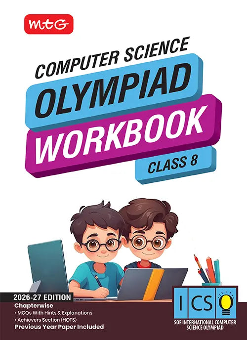 Class 8 International Computer Science Olympiad (ICSO) Workbook By MTG Learning