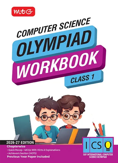 International Computer Science Olympiad (ICSO) Workbook for Class 1 book by MTG Learning