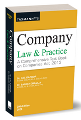 Taxmann's Company Law & Practice Book by G.K. Kapoor, Sanjay Dhamija