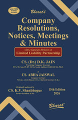 Bharat's Company Resolutions Notices Meetings and Minutes Book