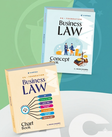 CA Foundation Business Law - Concept Book + Chart Book by CS Arjun Chhabra