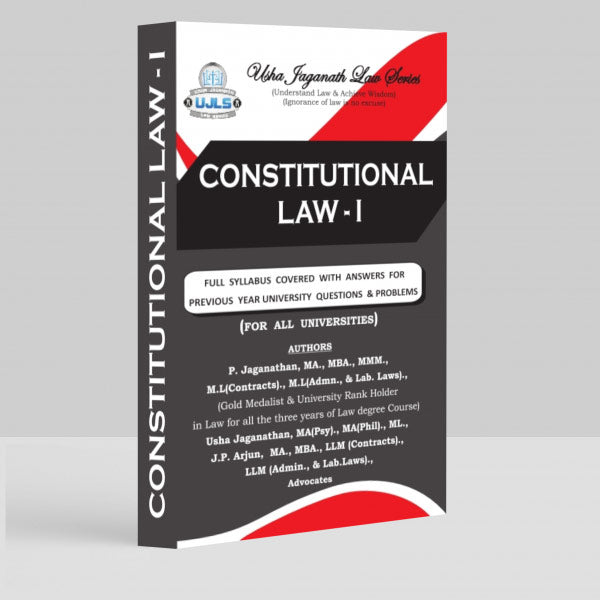 Constitutional Law 1 Book for LLB by P Jaganathan, Usha Jaganathan, JP Arjun