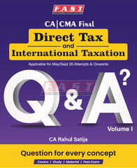 CA Final Direct Tax and International Taxation Question Bank By CA Rahul Satija